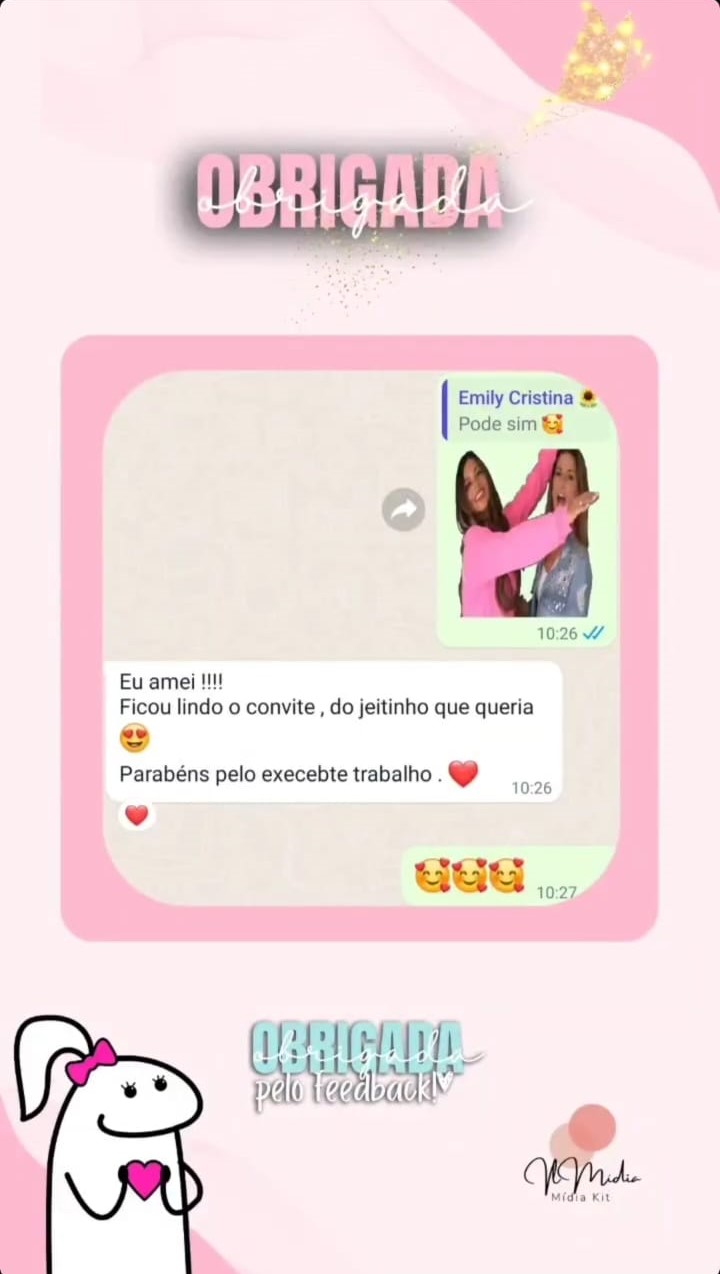 feedback vl mídia convite digital interativo