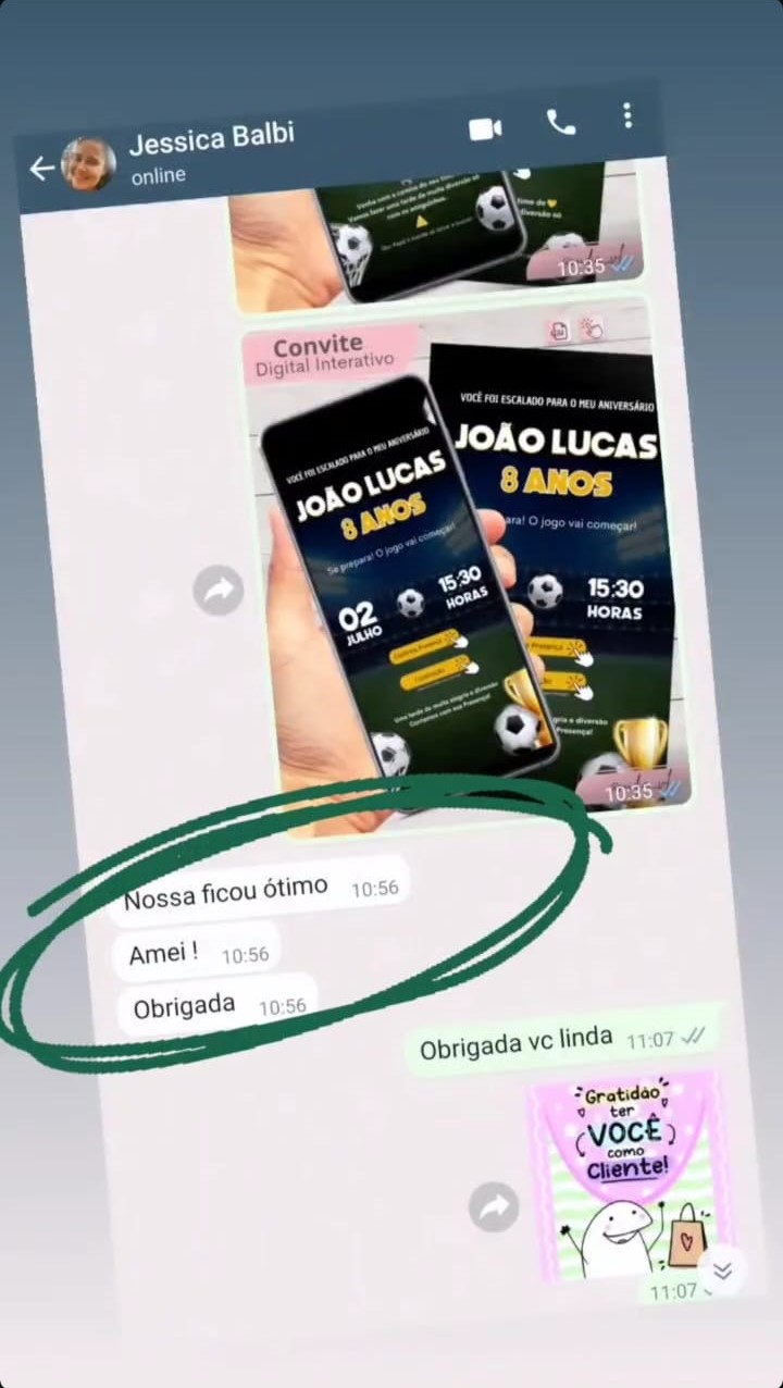 feedback vl mídia convite digital interativo